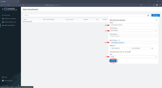 CDP: Configure Data Visualization