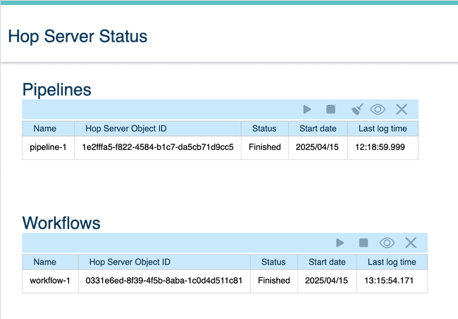 gui project configuration