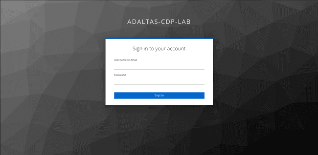 Keycloak example login page