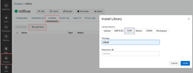 Install MLflow