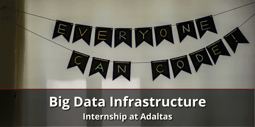 Big data infrastructure internship