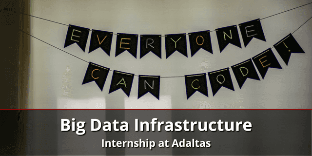 Big data infrastructure internship