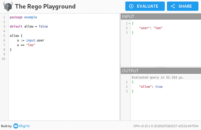 Rego Playground