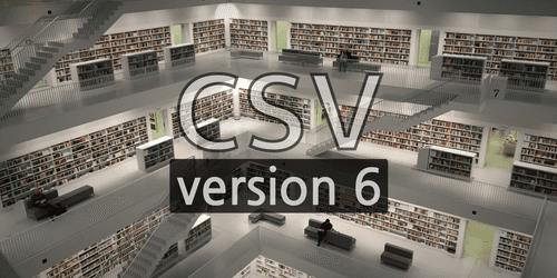 CSV package for Node.js version 6