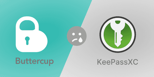 Export de Buttercup vers KeePass Export de Buttercup vers KeePass