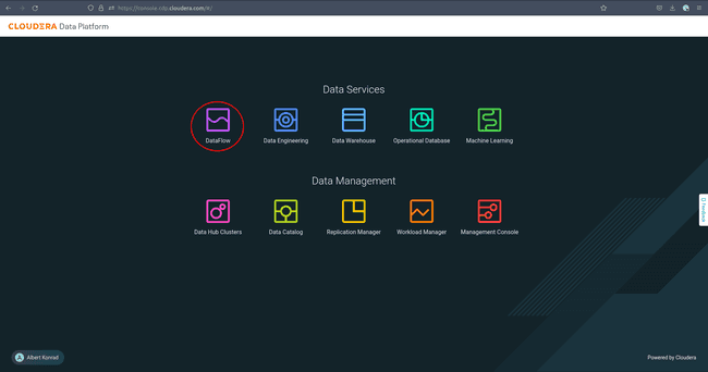 CDP: Navigate to DataFlow