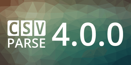 Node.js CSV version 4 - réécriture et performances