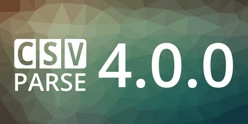 Node.js CSV version 4 - re-writing and performance