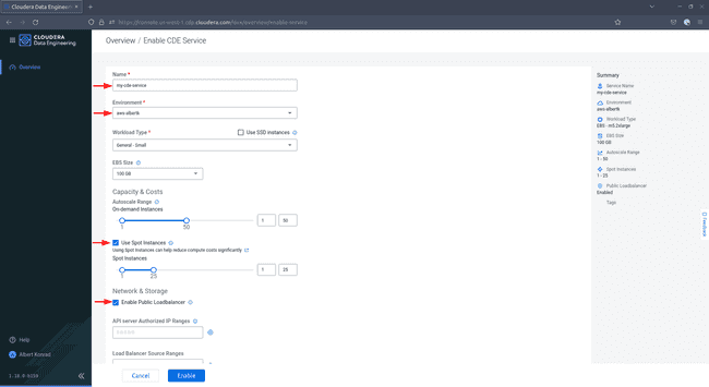 CDP : Configurer le service CDE