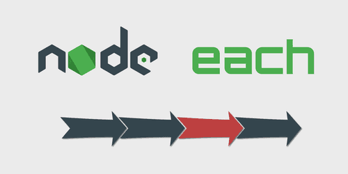 Asynchronous array iteration in Node.js with Each