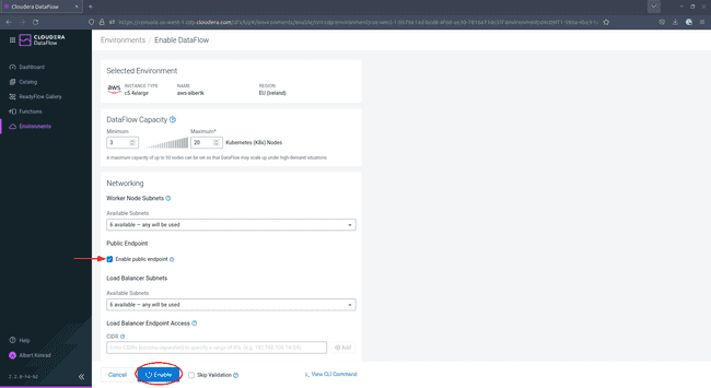 CDP: Configure DataFlow