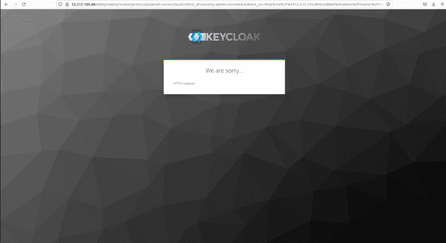 Keycloak HTTPS required