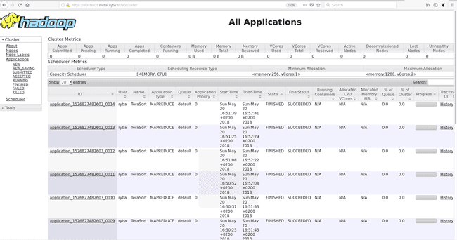 Capture d'écran de Apache YARN 2